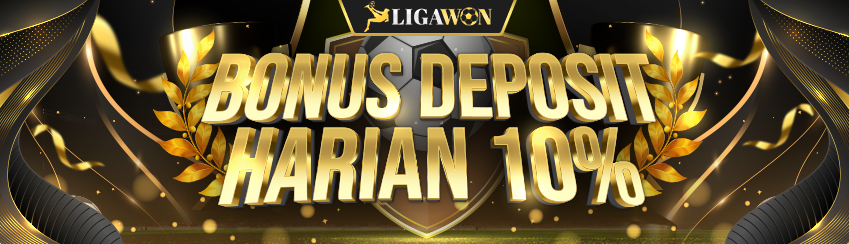 Bonus Deposit Harian 10% LIGAWON